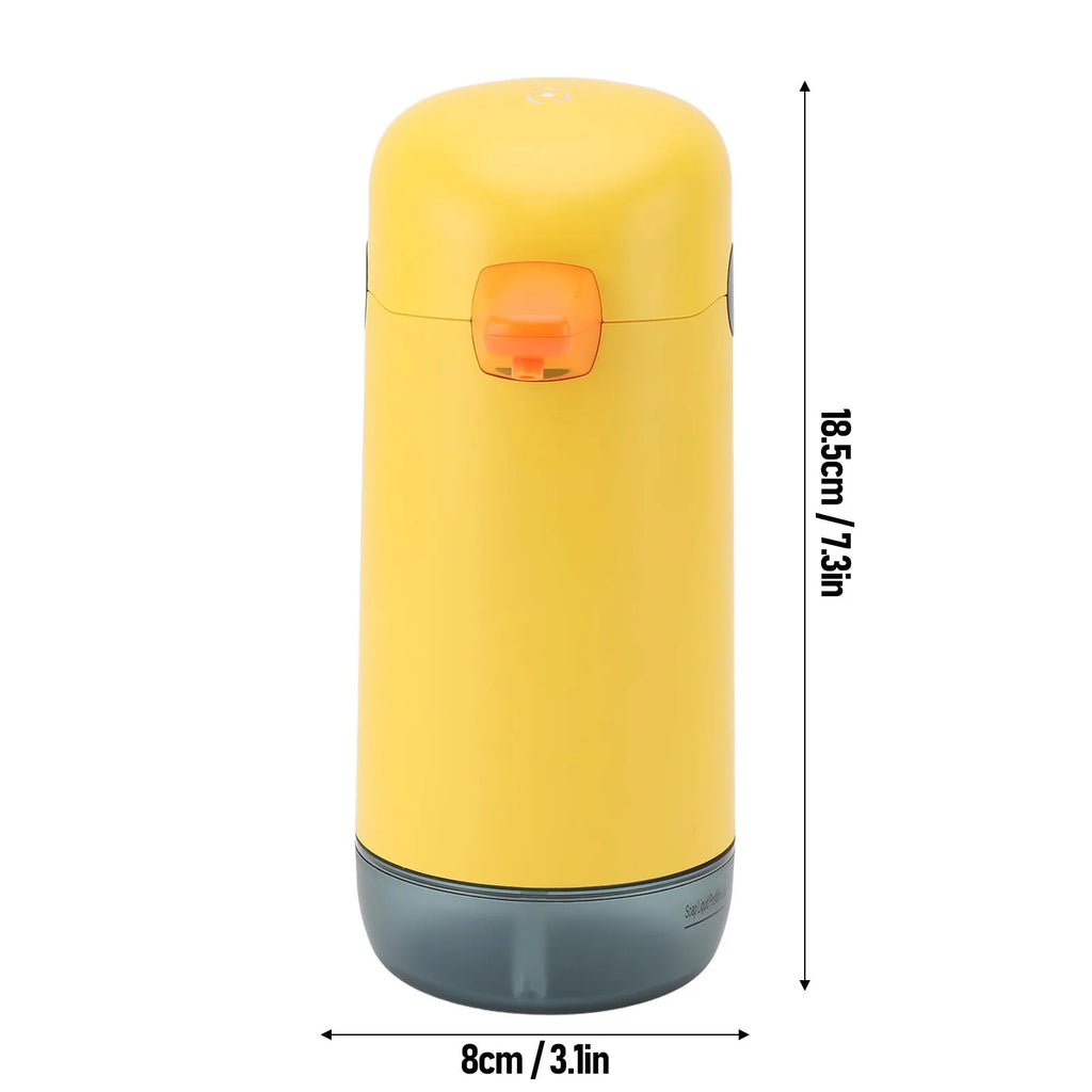 Automatic Soap Dispenser Automatic Soap Dispenser Yellow Duck Cute Touchless Soap Dispenser Visual Liquid Level Battery Powered