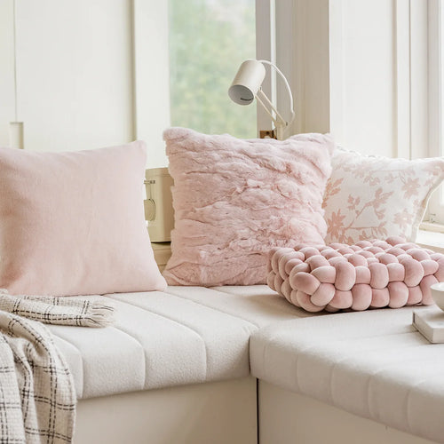 45X45CM French Flower Throw Pillow Cover Modern Nordic Stamping Waist Cushion Cover Decor Home Decorative Pillowcase