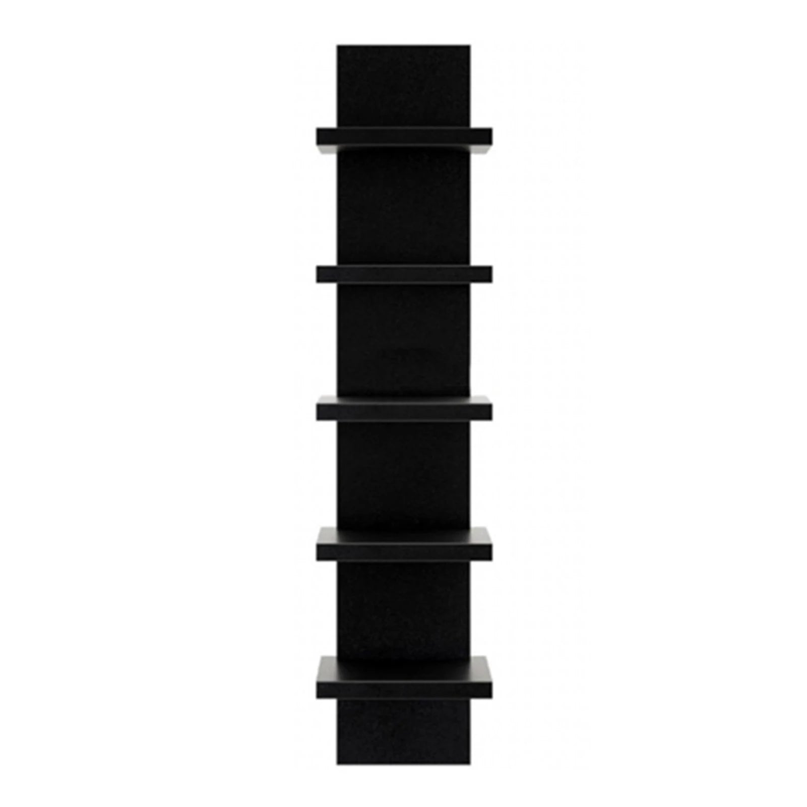 5 Tier Wall-Mounted Bookshelf Floating Shelves Wood Shelf Decor for Bathroom Storage Rack Thick Wall Kitchen Bookshelf Organizer