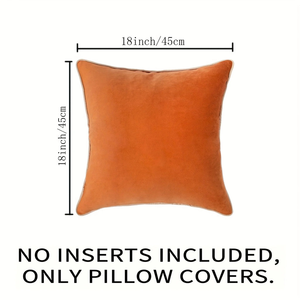 45x45cm Decorative Throw Pillow Cover Cushion Cases Soft Velvet Modern Double Sided Designs For Home Decor Modern Minimalism