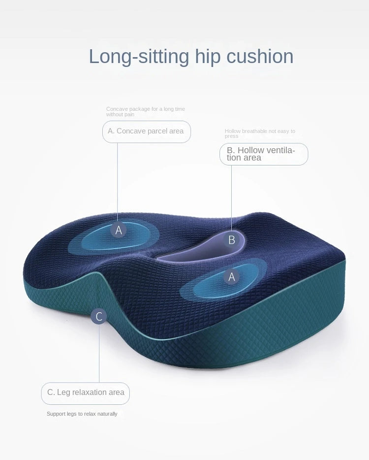 3D memory foam hemorrhoid cushion hip support orthopedic pillow Coccyx office chair cushion car seat wheelchair massage pillow