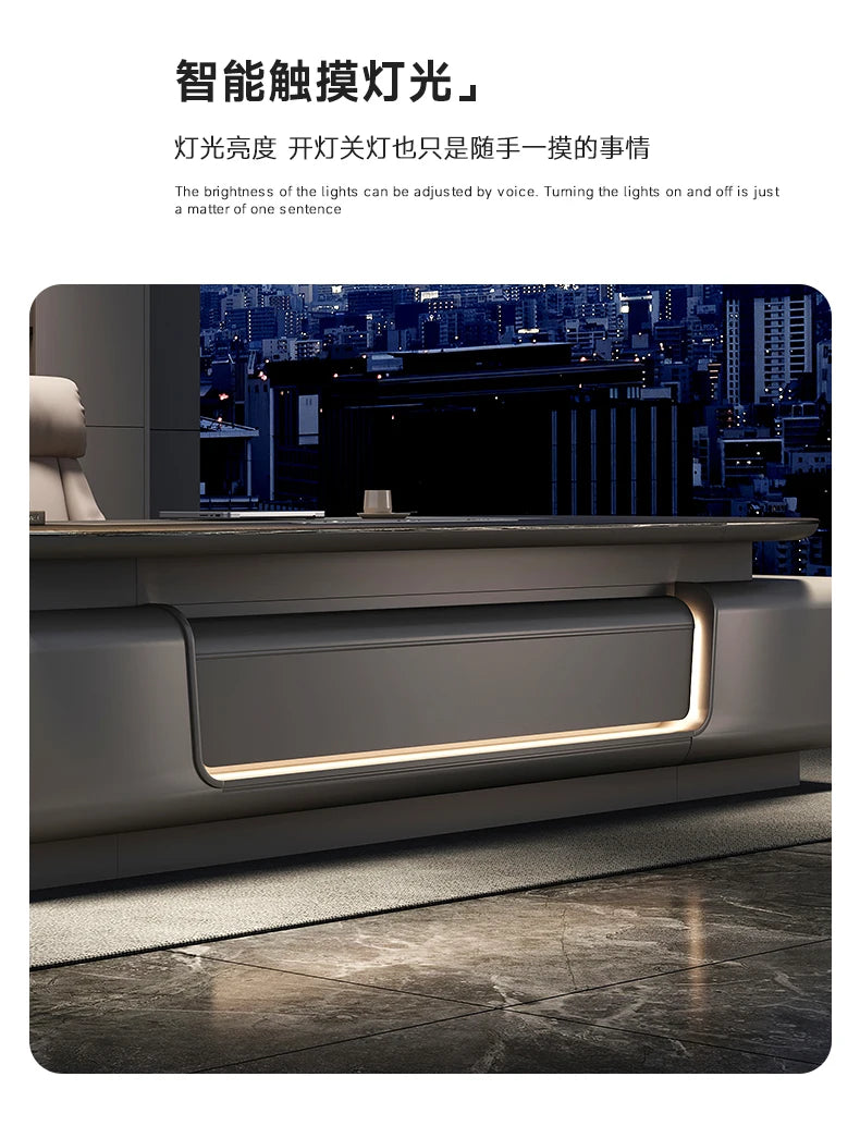 Standing Gaming Office Desk Aesthetic Minimalist Multifunctional Office Desk Nordic Storage Mesa Ordenador Office Furniture