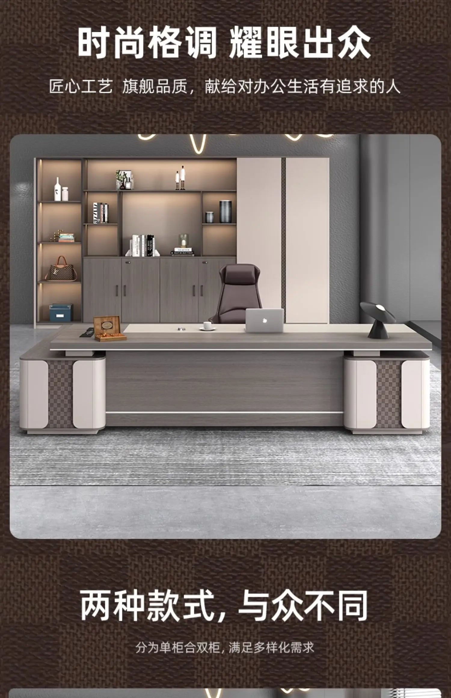 Aesthetic Organizers Office Desk Design Luxury Study Modern Computer Office Desk Minimalist Mesa Ordenador Commercial Furniture